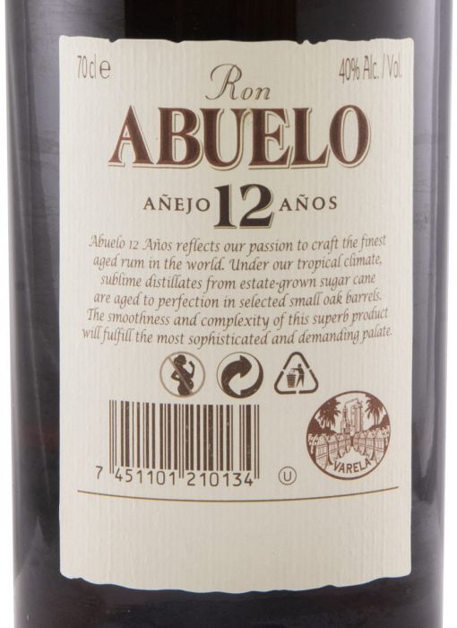 Rum Abuelo Añejo 12 anos