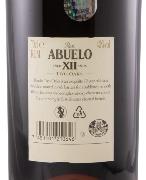 Rum Abuelo Two Oaks 12 anos