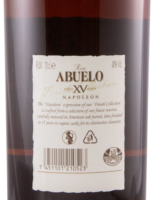 Rum Abuelo Napoleon Cognac Cask Finish 15 years