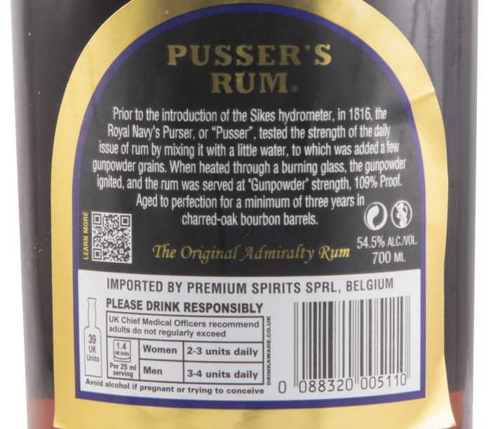 Rum Pusser's Gunpowder Proof