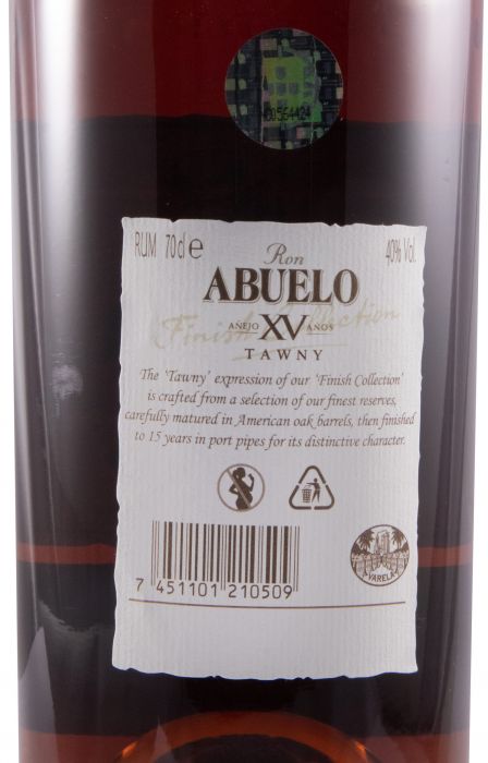 Rum Abuelo Tawny Port Cask Finish 15 anos