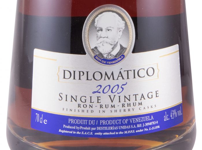 2005 Rum Diplomático Vintage