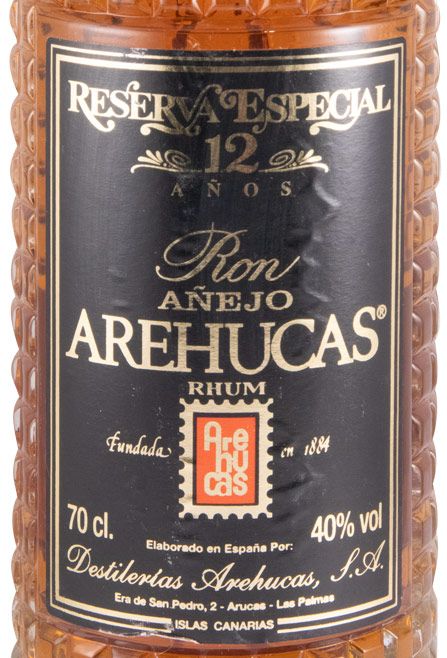 Rum Arehucas Añejo Reserva Especial 12 anos