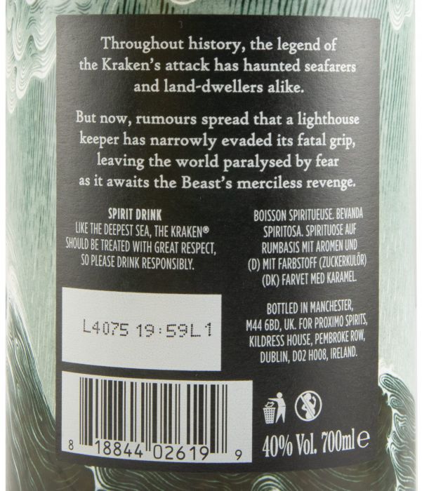 Rum Kraken Black Spiced Legendary Survivor Series The Lighthouse Keeper Limited Edition