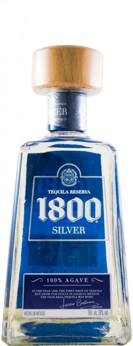 Tequila 1800 Silver (rótulo antigo)