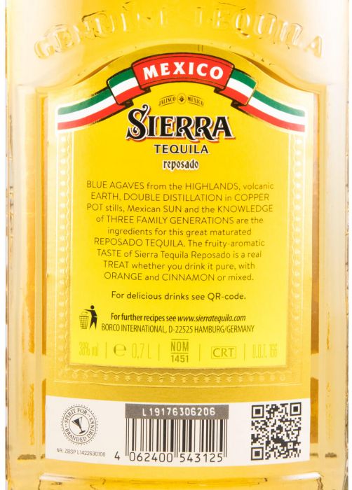 Tequila Sierra Gold