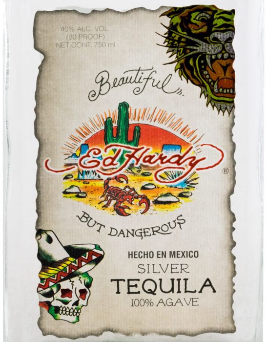 Tequila Ed Hardy Silver 100% Agave