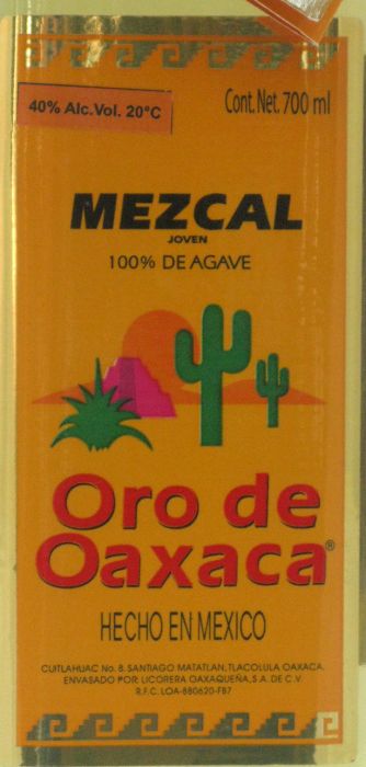 Mezcal Oro de Oaxaca