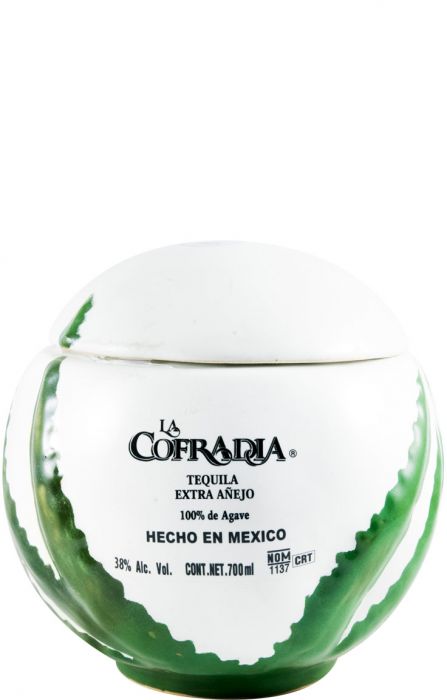 Tequila La Cofradia Balon Extra Añejo (ceramic bottle)