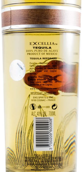 Tequila Excellia 100% Agave Reposado