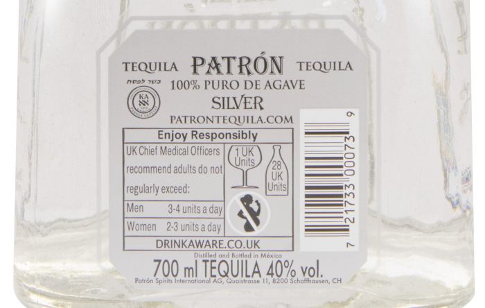 Tequila Patrón Silver Edição Limitada