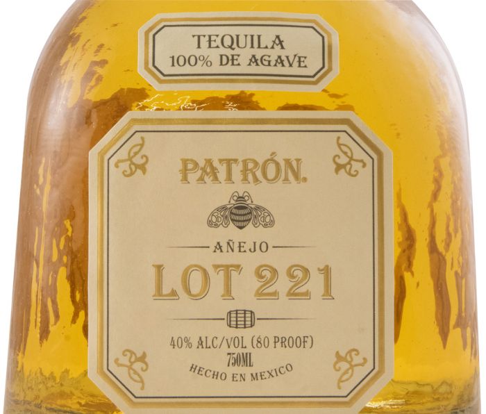 Tequila Patrón Añejo Lot 221 75cl