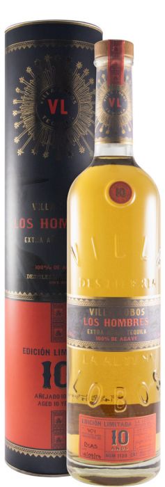 Tequila Villa Lobos Los Hombres Extra Añejo Edição Limitada 10 anos