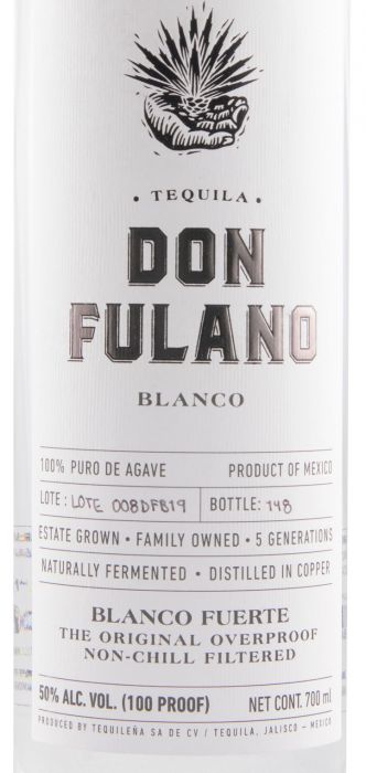 Tequila Don Fulano 100% Agave Blanco Fuerte