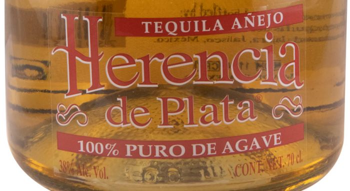 Tequila Herencia de Plata Añejo 100% Agave