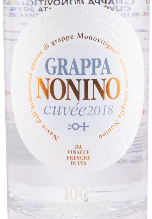 2018 Grappa Nonino Millesimata Cuvée