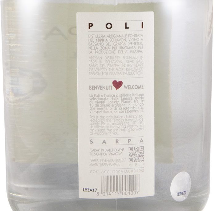 Grappa Sarpa di Poli 3L