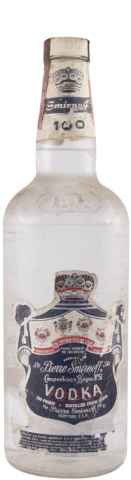 Vodka Smirnoff (garrafa antiga)