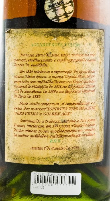 Aguardente Vínica José Maria da Fonseca Velha BHB 75cl