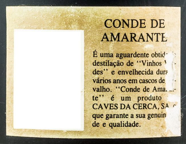 Wine Spirit Conde de Amarante Velha