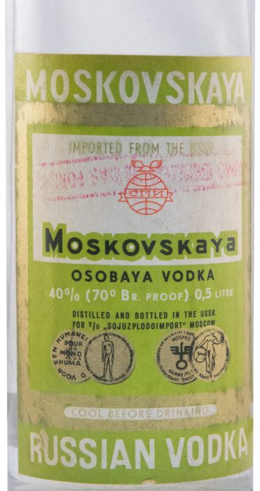 Vodka Moskovskaya 50cl