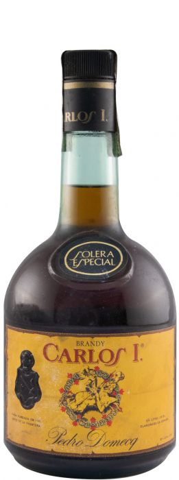 Brandy Pedro Domecq Carlos I Solera Especial (low bottle) 75cl