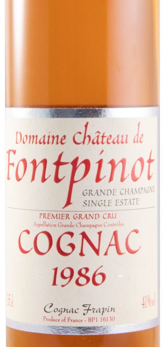 1986 Cognac Frapin Château de Fontpinot XO Grande Champagne 35cl