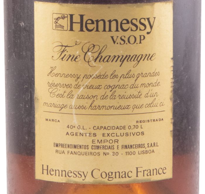 Cognac Hennessy VSOP Fine Champagne (rótulo dourado)