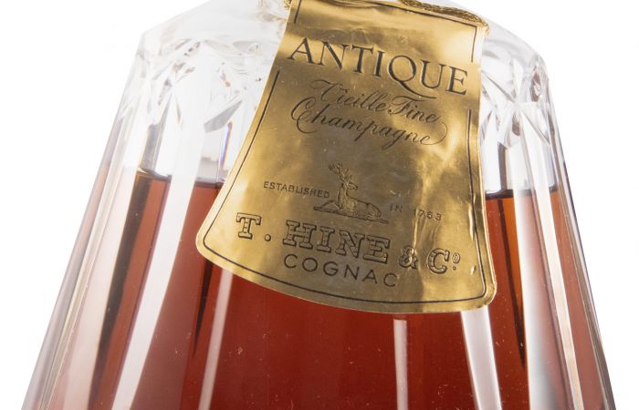 Cognac Hine Antique Crystal Decanter