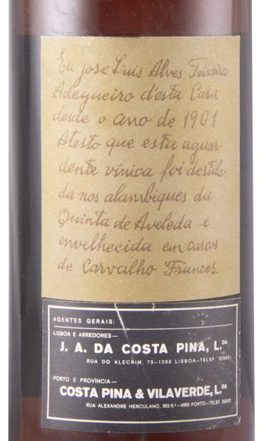 Aguardente Vínica Adega Velha Cristal c/Decanter