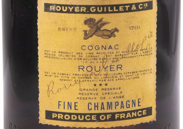 1875 Cognac Rouyer Guillet Reserve de l'Ange Vintage