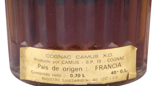 Cognac Camus XO Cristal