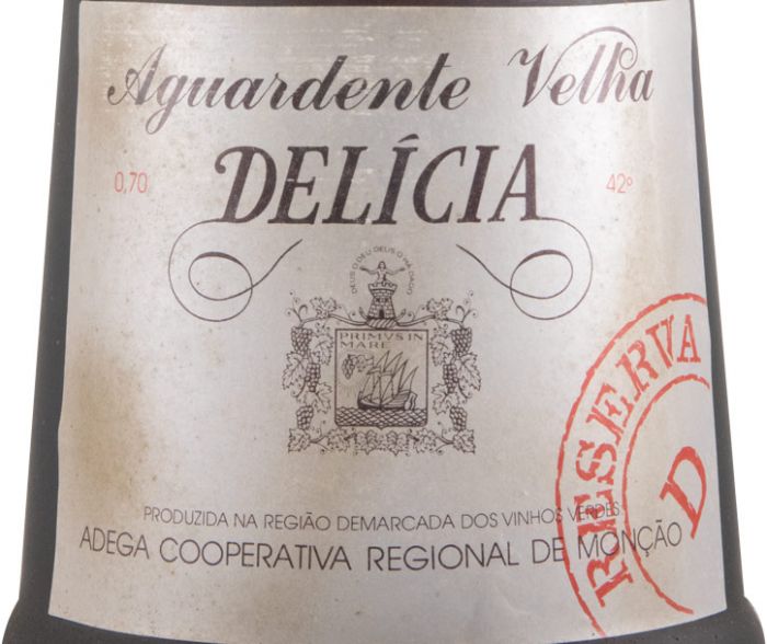 Aguardente Vínica Delícia Reserva VSOP