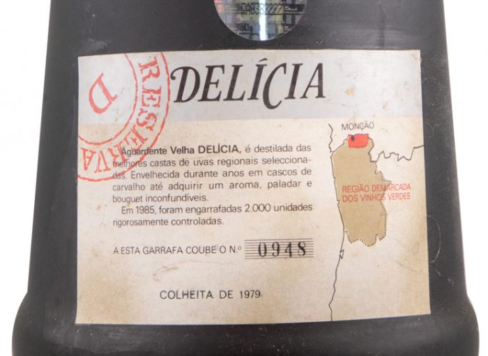 Aguardente Vínica Delícia Reserva VSOP