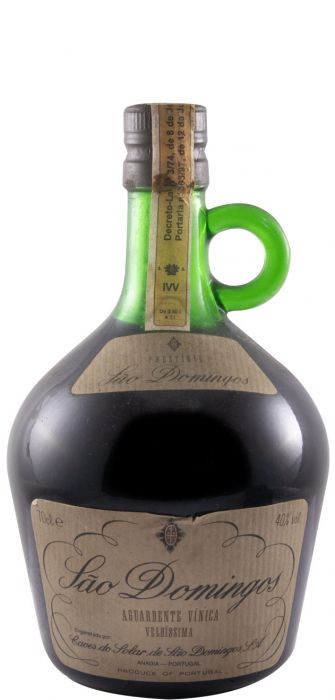 Aguardente Vínica São Domingos Prestígio Velhíssima (garrafa antiga)