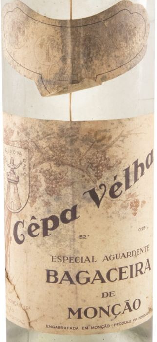 Aguardente Bagaceira Cêpa Vélha 4 Cepas Especial 95cl (rótulo danificado)
