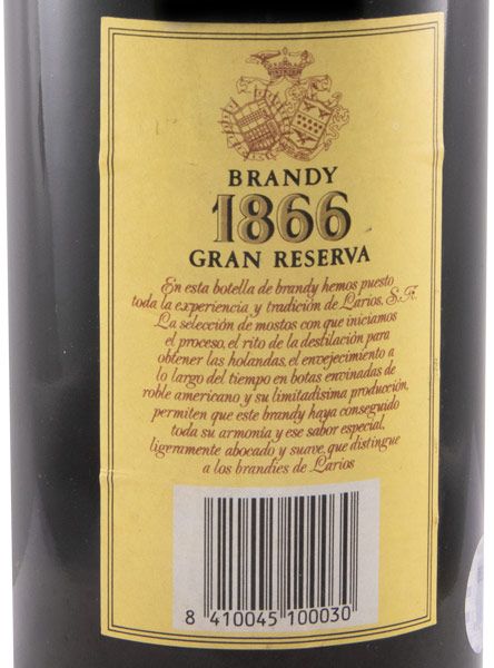 1866 Brandy Larios Gran Reserva
