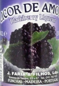 Blackberry Liqueur J. Faria & Filhos