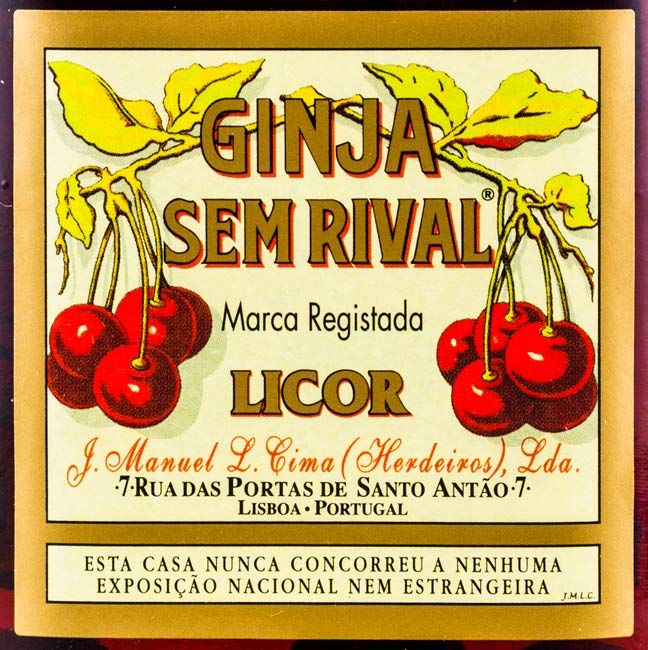 Frasco Ginja Sem Rival 10cl