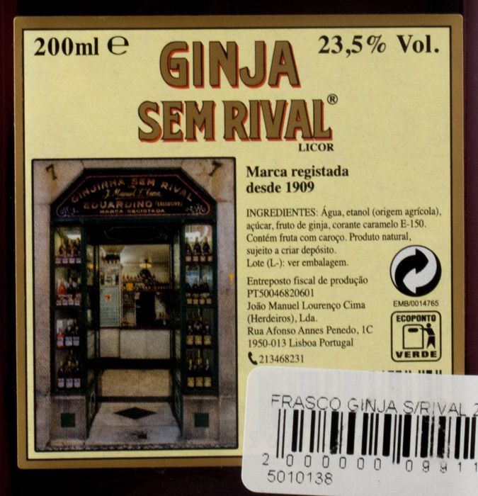 Flask Ginja Liqueur Sem Rival 20cl