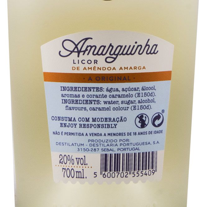 Licor de Amêndoa Amarga Amarguinha