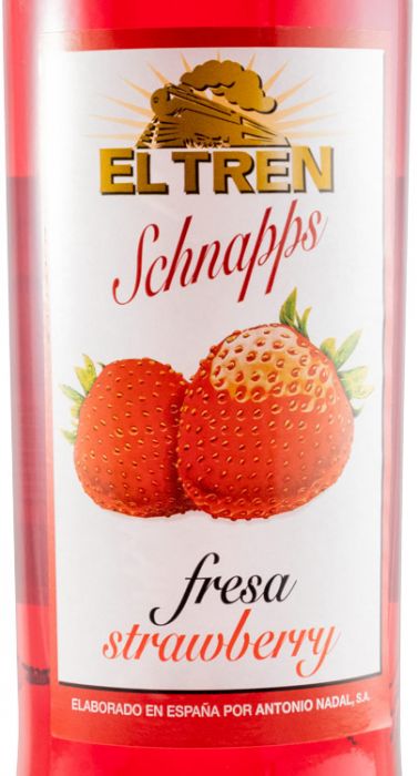 Strawberry Schnapps El Tren 1L