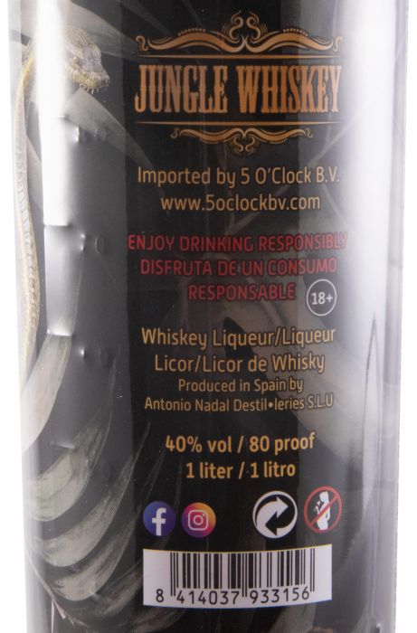 Whisky Liqueur 5 O'Clock Jungle Banana 1L