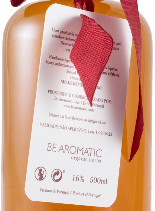 Licor de Medronho Aturva c/Mel e Limão biológico 50cl