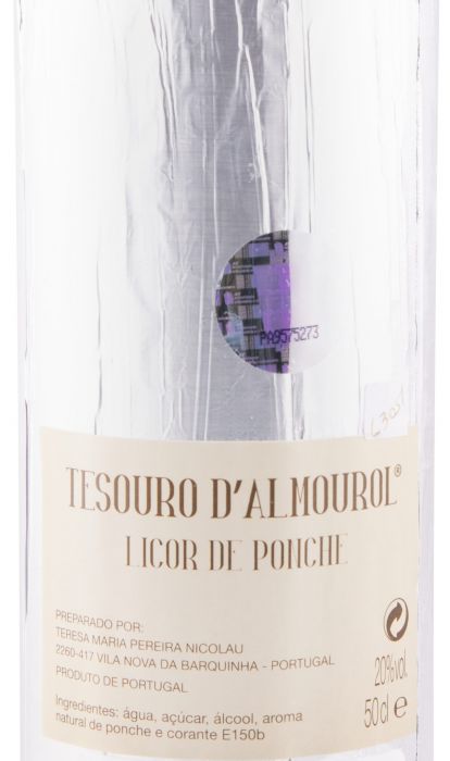 Licor de Ponche Tesouro d'Almourol 50cl