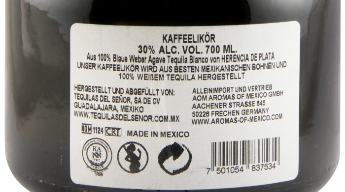 Coffee Liqueur & Tequila Herencia de Plata