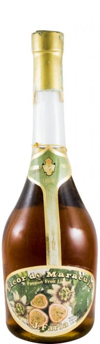 Licor de Maracujá J. Faria & Filhos (garrafa redonda antiga)