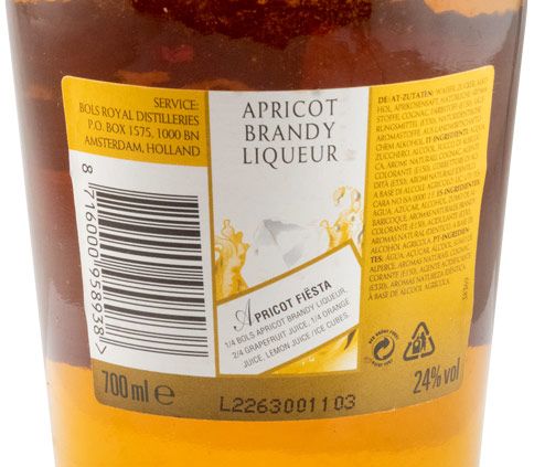 Apricot Brandy Bols (old bottle)