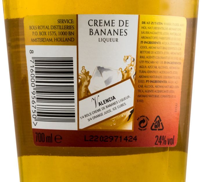 Banana Liqueur Bols (old bottle)