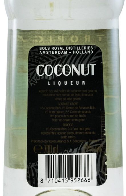 Coco Liqueur Bols (old bottle)